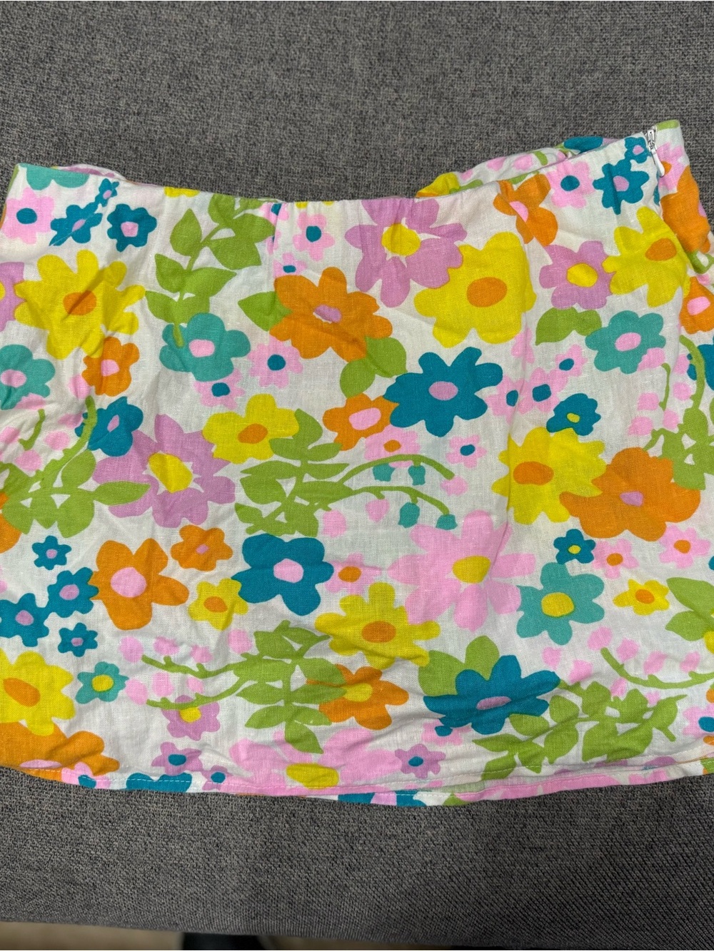 Show me your Mumu Bright Floral Mini Skort - Multi Color